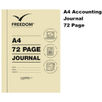 72 pages A4 Accounting Books Journal